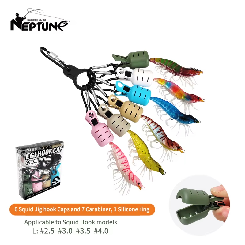 Fishing Lure Jig - 6 adet Renkli Kalamar Jig Kancası