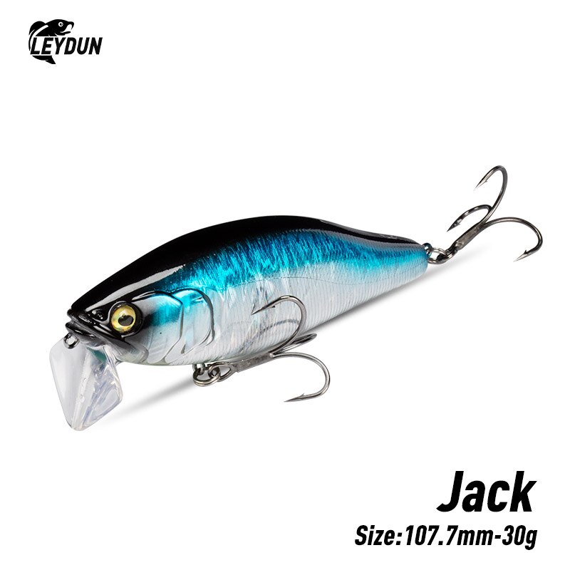Fishing Lure Topwater - I-JACK Minnow Balıkçılık Lures 107.7mm 30g