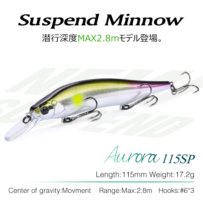 TSURINOYA 115mm 17.2g Asma Min - Fishing Lure Jerkbait incelemesi ve fiyatı