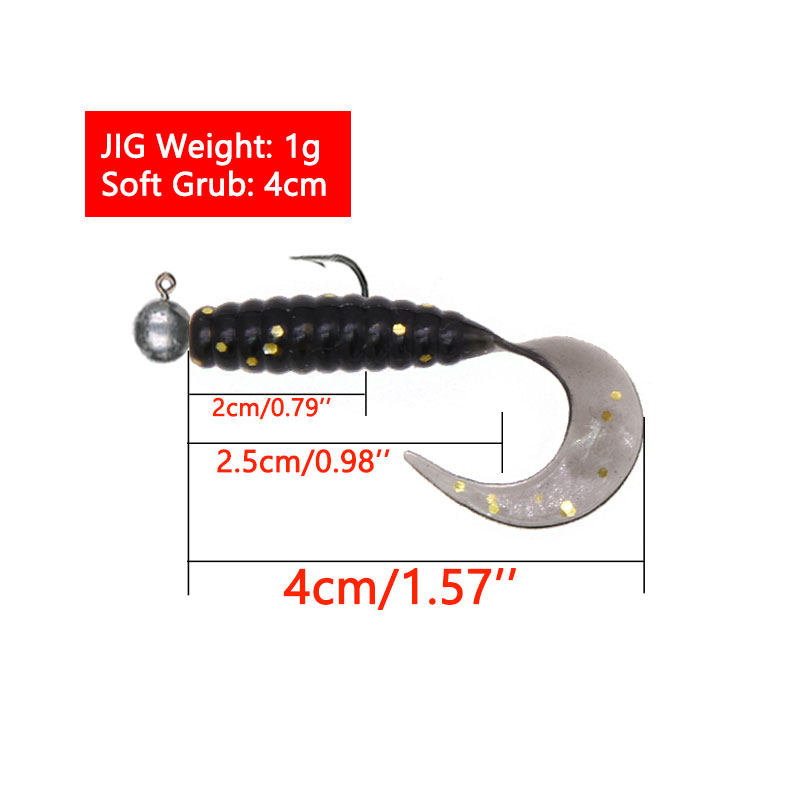 JYJ 4 adet/grup 3.5g jig kanca - Fishing Lure Soft Plastic incelemesi ve fiyatı