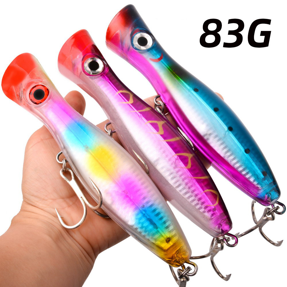 1 adet 43g/83g Büyük Popper Yü - Fishing Lure Popper incelemesi ve fiyatı