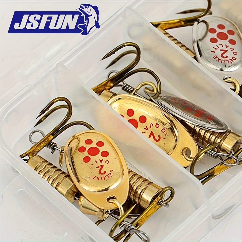 JSFUN 10 adet Döner Yem Seti,  - Fishing Lure Blade Bait incelemesi ve fiyatı