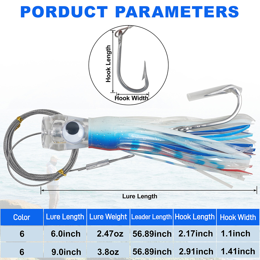6 adet Tuzlu Su Tolling Lures  - Fishing Lure Buzzbait incelemesi ve fiyatı
