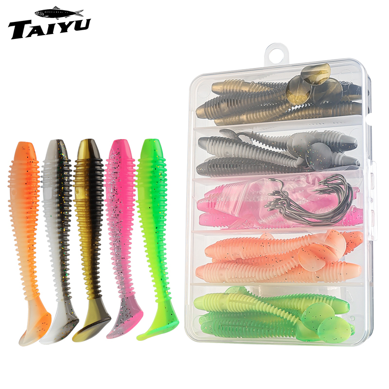 TAIYU 25/35 adet/Set Yumuşak B - Fishing Lure Soft Plastic incelemesi ve fiyatı